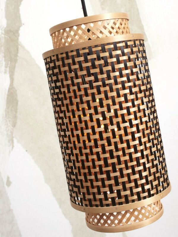 Naturel bamboe boheems hanglamp GOOD&MOJO Bhutan - Image 3