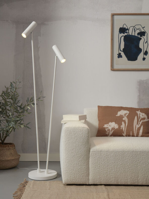 Witte retro metalen vloerlamp It's About RoMi Havana - Image 2