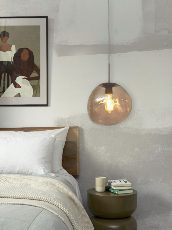 Naturel moderne glazen-metalen hanglamp It's About RoMi Helsinki - Image 10