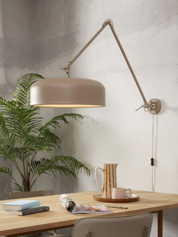 Grijze retro wandlamp metaal It's About RoMi Marseille - Image 2