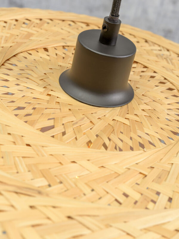 Bamboe boheemse wandlamp naturel zwart GOOD&MOJO Palawan - Image 6