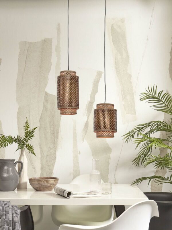 Naturel bamboe boheems hanglamp GOOD&MOJO Bhutan - Image 9
