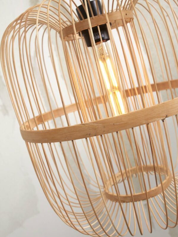 Oosterse bamboe vloerlamp naturel GOOD&MOJO Hokkaido - Image 3