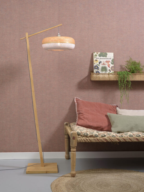 Bamboe vloerlamp bohemian wit GOOD&MOJO Palawan - Image 5