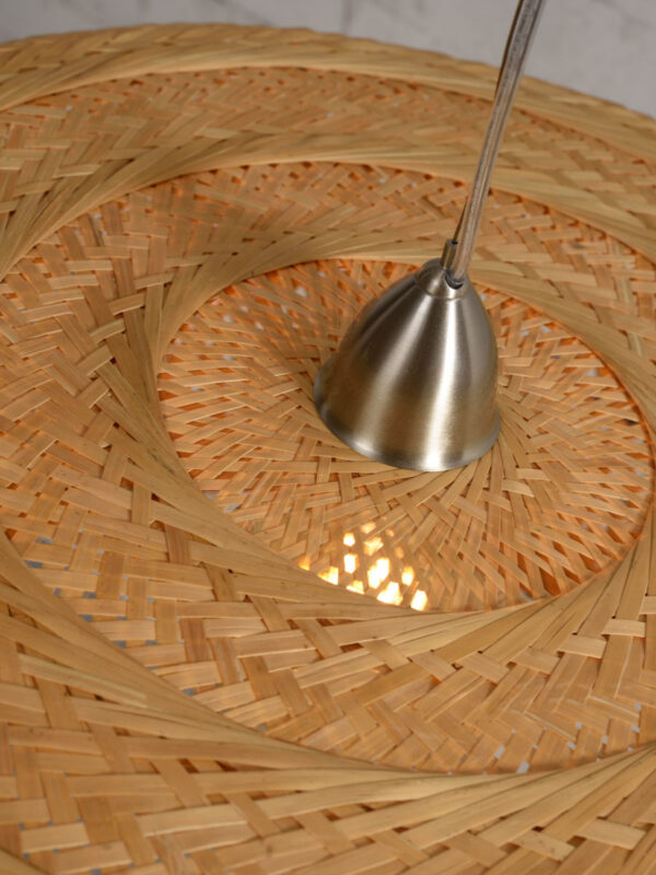Bamboe hanglamp bohemian naturel GOOD&MOJO Palawan - Image 4