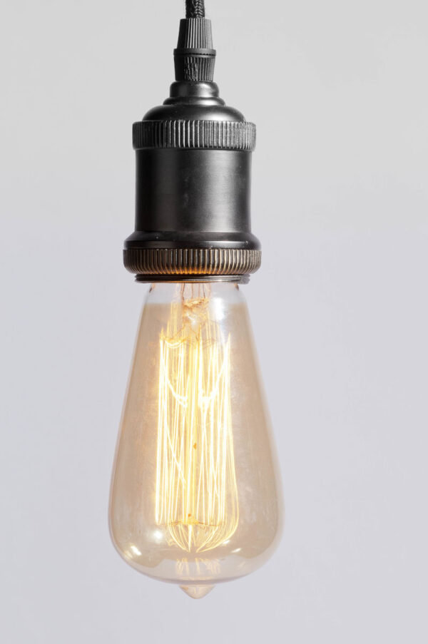 Metalen zwarte retro hanglamp It's About RoMi Riga - Image 3