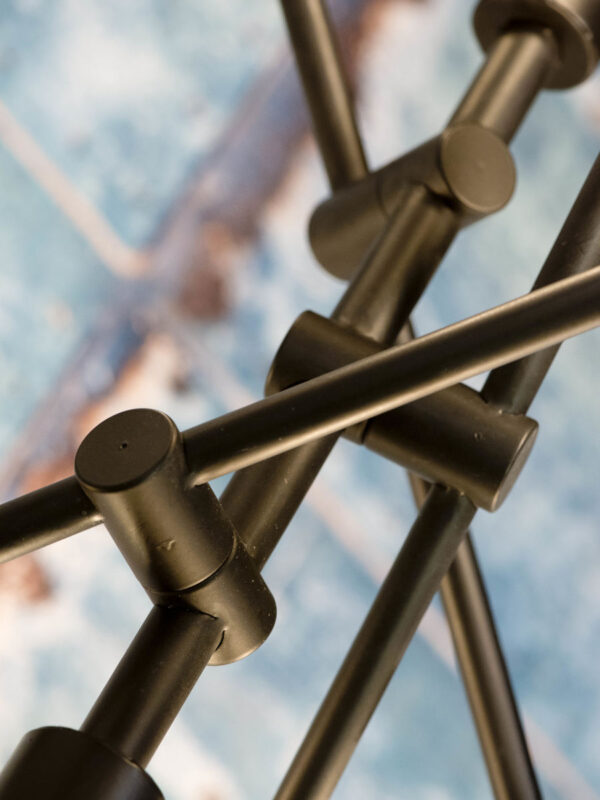 Metalen zwarte retro hanglamp It's About RoMi Nashville - Image 2