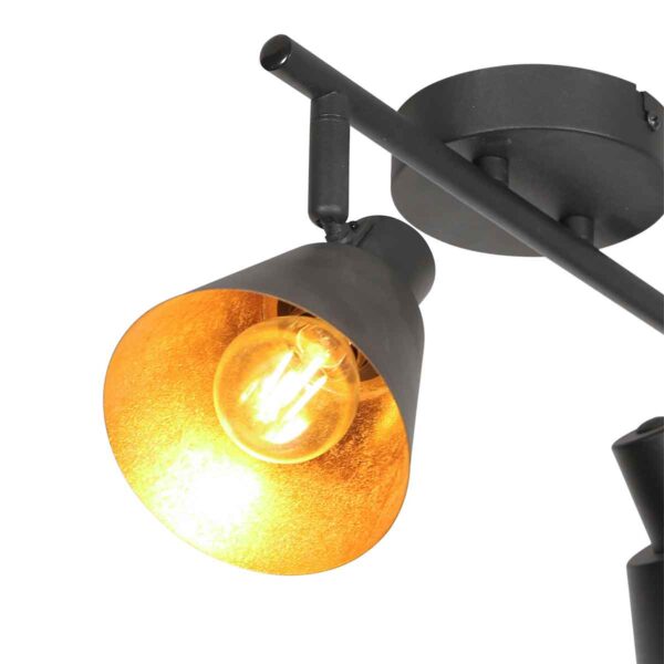 Metalen zwarte spots retro Mexlite Oeroe - Image 3