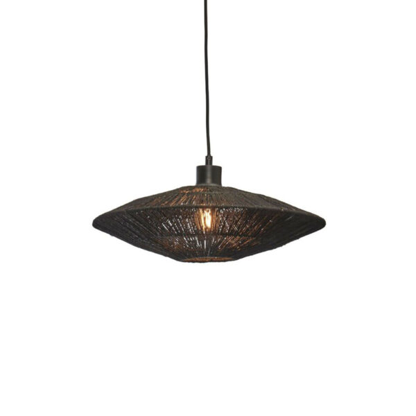 Metalen rieten zwarte hanglamp boheems GOOD&MOJO Iguazu