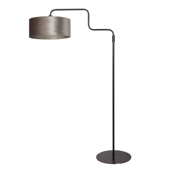 Trendy zilveren vloerlamp metaal Steinhauer Bloeba - Image 2