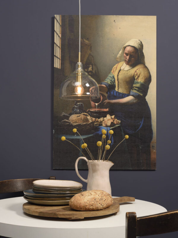 Glazen klassieke gouden hanglamp It's About RoMi Brussels - Image 2