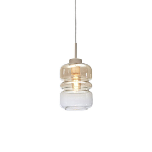 Metaal glas hanglamp klassiek naturel It's About RoMi Verona