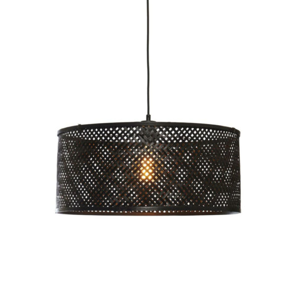 Metalen bamboe hanglamp bohemian zwart GOOD&MOJO Java