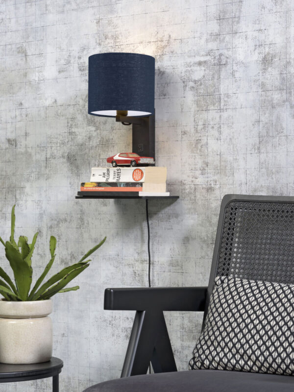 Blauwe plateau wandlamp GOOD&MOJO Andes - Image 2