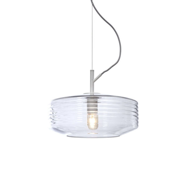 Transparante klassieke hanglamp glas It's About RoMi Verona