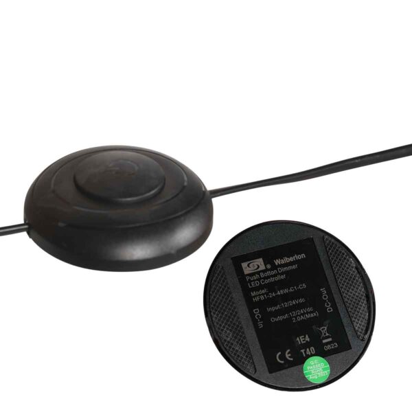 Zwarte moderne metalen vloerlamp Steinhauer Ringlux - Image 16