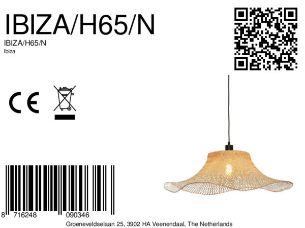 Ronde naturel bohemian hanglamp GOOD&MOJO Ibiza - Image 13