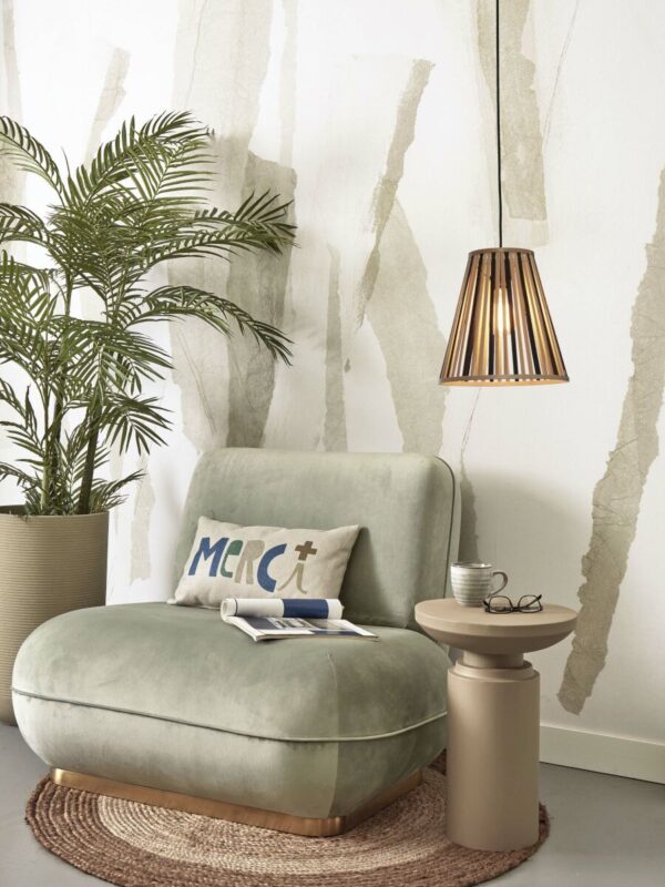 Conische hanglamp bamboe naturel/zwart GOOD&MOJO Merapi - Image 11