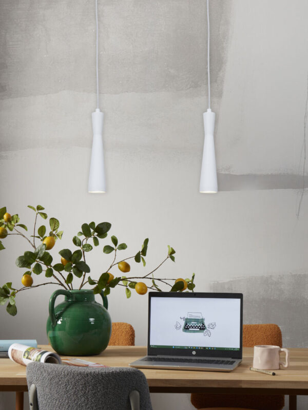 Retro witte hanglamp metaal It's About RoMi Bordeaux - Image 5