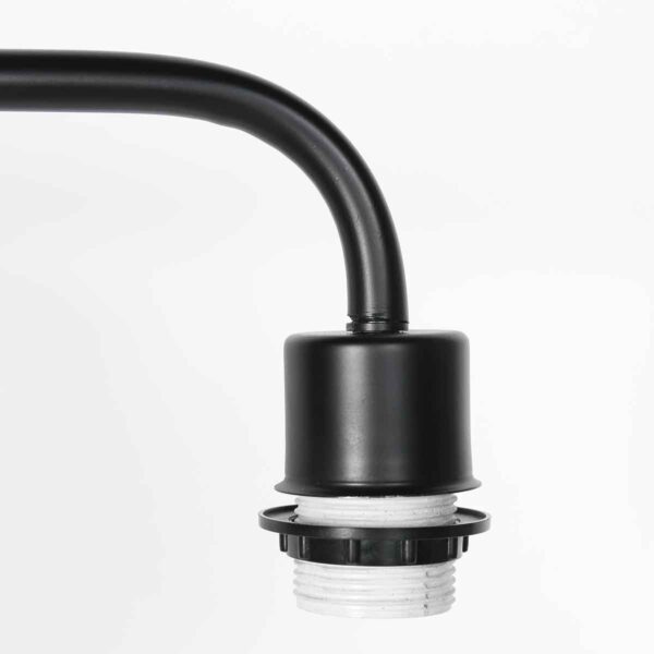 Zwart metalen vloerlamp trendy grijs Steinhauer Bloeba - Image 3