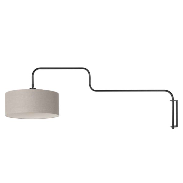 Grijze trendy metalen wandlamp Steinhauer Bloeba - Image 2