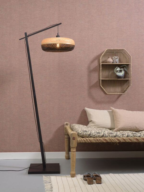 Vloerlampen naturel zwart bohemian bamboe GOOD&MOJO Palawan - Image 5