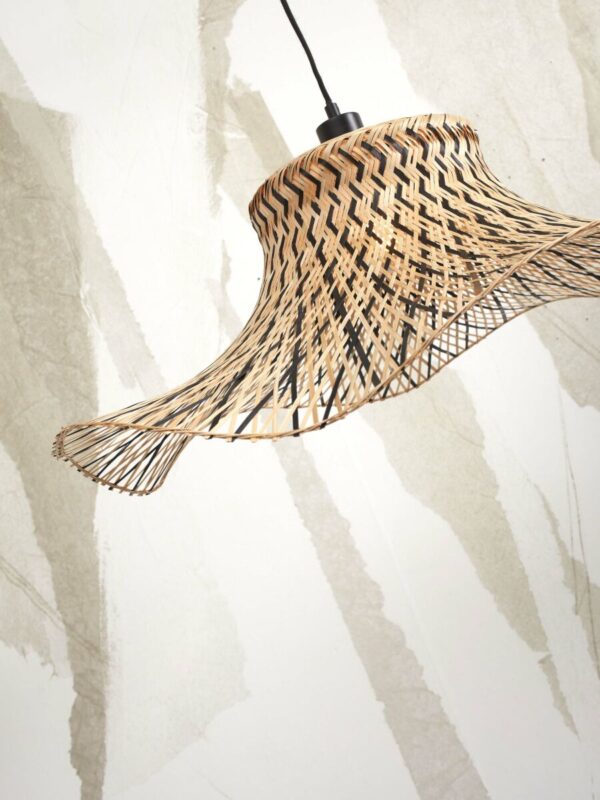 Bamboe zwart naturel bohemien hanglamp GOOD&MOJO Ibiza - Image 7