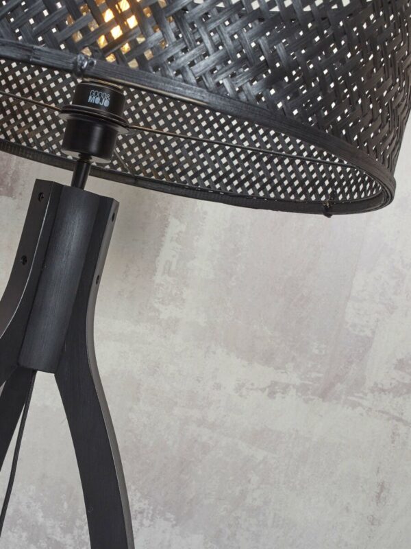 Zwarte bamboe vloerlamp bohemian GOOD&MOJO Java - Image 8