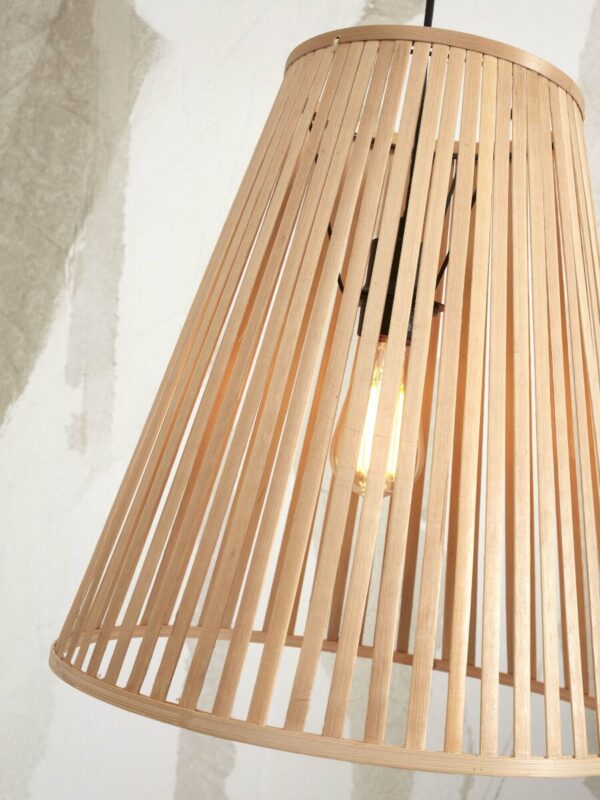 Naturel bamboe hanglamp conisch GOOD&MOJO Merapi - Image 6