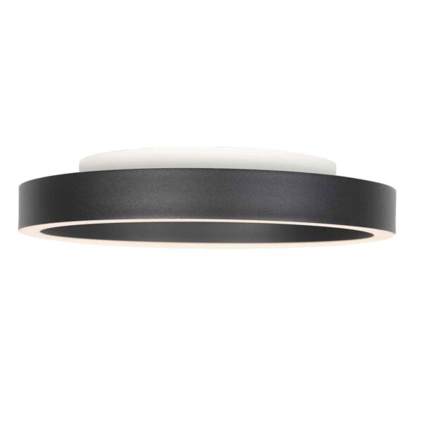 Metalen moderne plafonnière zwart Steinhauer Ringlux - Image 14