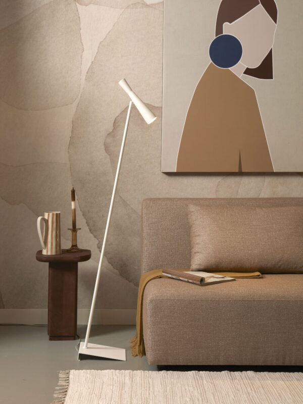 Metalen witte retro vloerlamp It's About RoMi Bordeaux - Image 2
