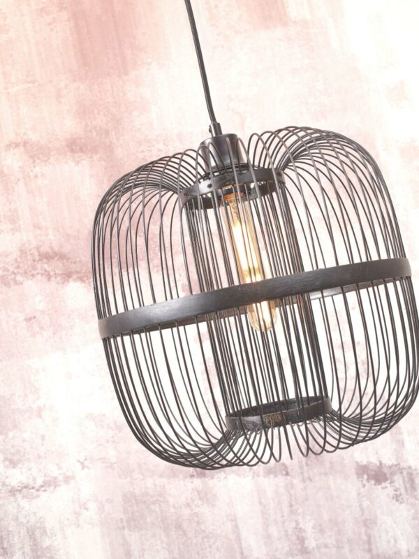 Zwarte ronde oosterse hanglamp GOOD&MOJO Hokkaido - Image 7