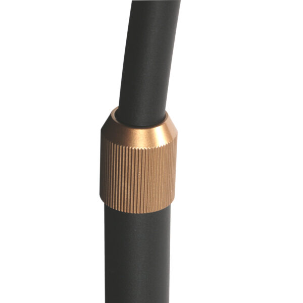 Gouden moderne metalen vloerlamp Steinhauer Ringlux - Image 11