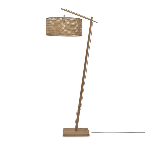 Naturel bohemien bamboe vloerlamp GOOD&MOJO Java