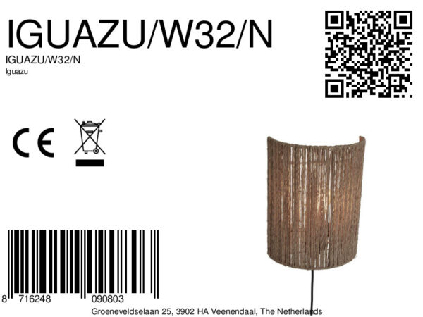 Halfronde naturel boheemse wandlamp GOOD&MOJO Iguazu - Image 10