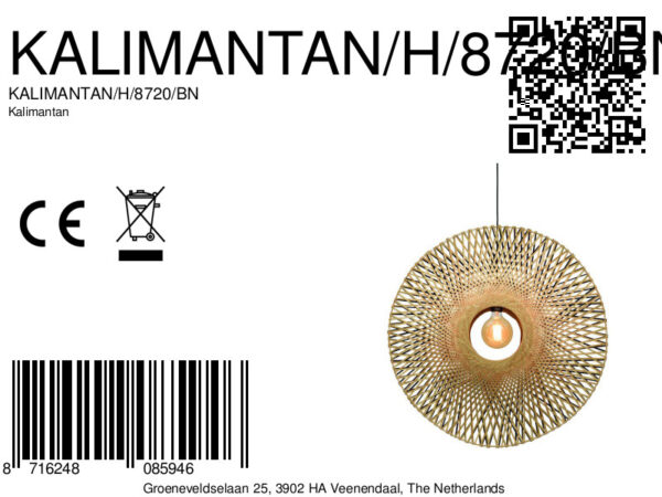 Ronde naturel bamboe bohemian hanglamp GOOD&MOJO Kalimantan - Image 14