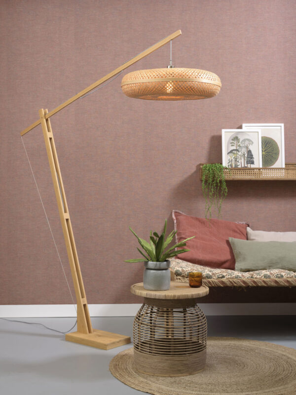 Naturel bamboe bohemian vloerlamp GOOD&MOJO Palawan - Image 5