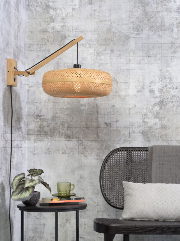Ronde naturel bohemian wandlamp GOOD&MOJO Palawan - Image 2