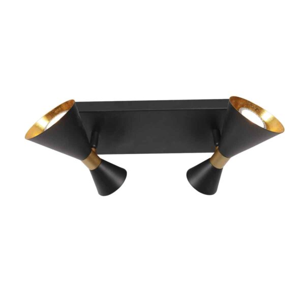 Retro metalen zwarte wandlamp Anne Lighting Preto - Image 8