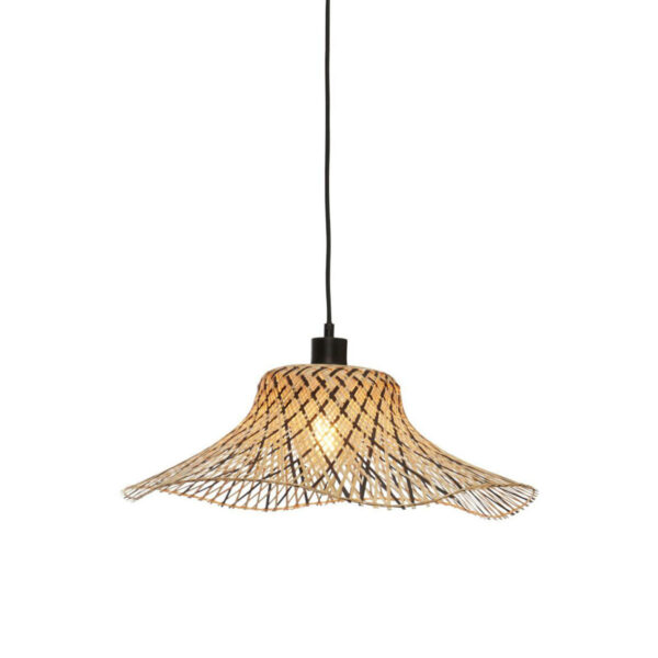Bamboe zwart naturel bohemien hanglamp GOOD&MOJO Ibiza