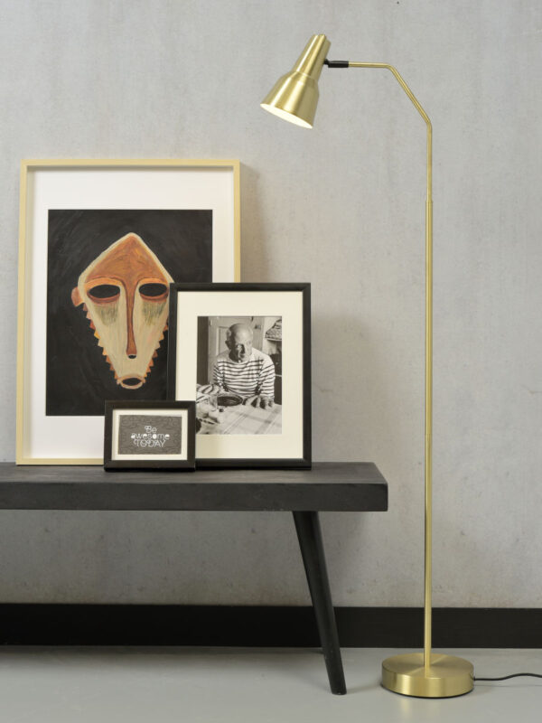 Gouden metalen retro vloerlamp It's About RoMi Valencia - Image 5