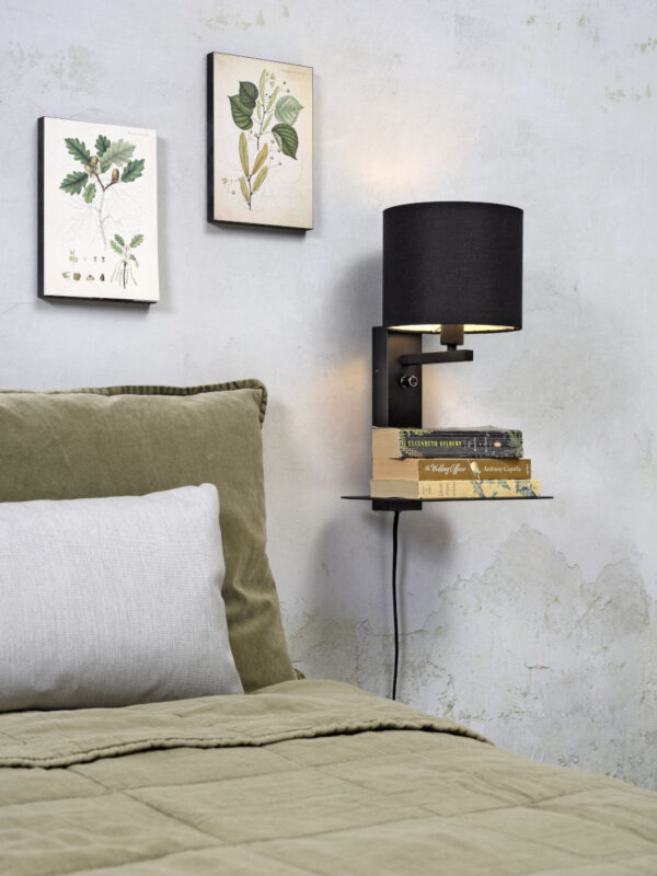 Zwarte wandlamp plateau It's About RoMi Florence - Image 2