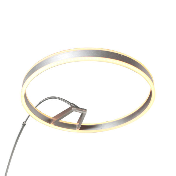 Stalen metalen vloerlamp modern Steinhauer Ringlux - Image 4