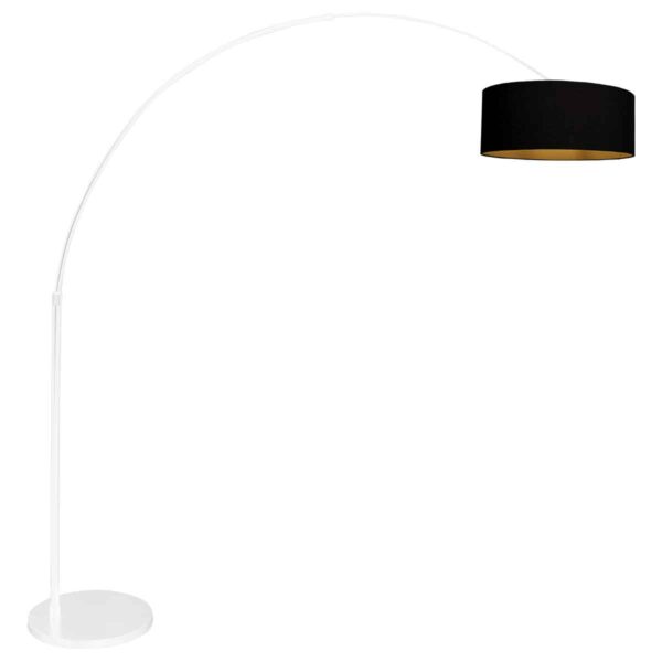 Witte boog vloerlamp Steinhauer Sparkled light