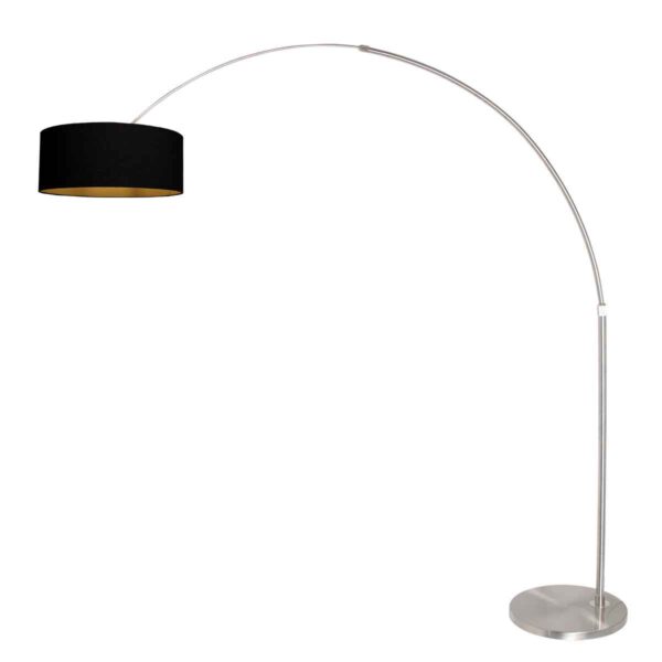 Grijze vloerlamp met grote boog Steinhauer Sparkled light - Image 2