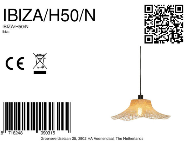 Bamboe bohemien hanglamp naturel GOOD&MOJO Ibiza - Image 13