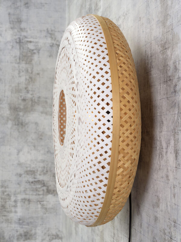 Wandlamp bamboe wit bohemian GOOD&MOJO Palawan - Image 3