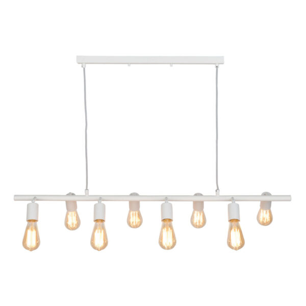 8-lichts stangvormige hanglamp wit It's About RoMi Miami
