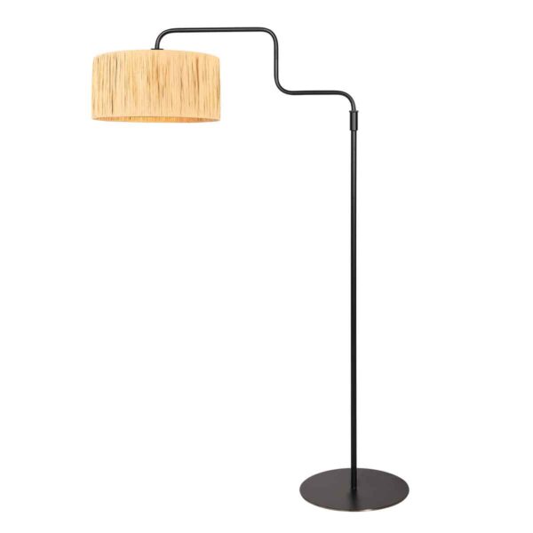 Naturel zeegras trendy vloerlamp Steinhauer Bloeba - Image 2