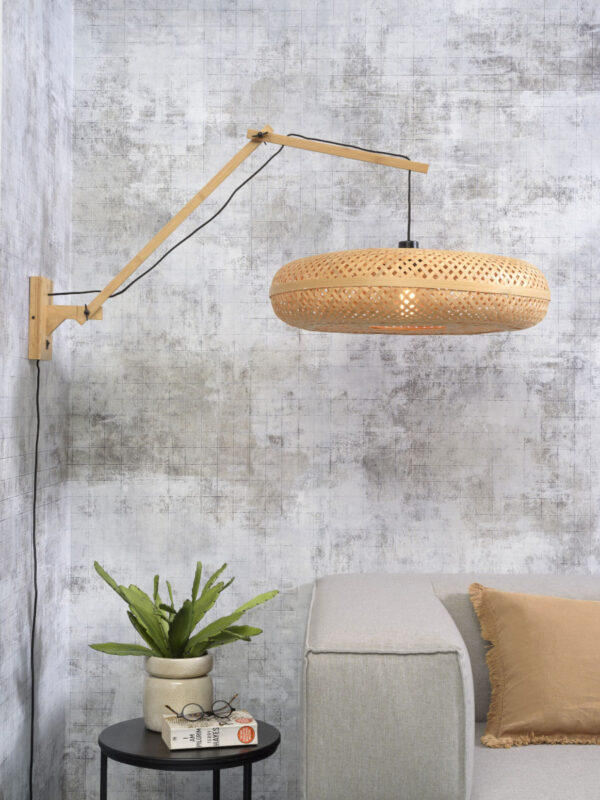 Naturel boheemse ronde wandlamp GOOD&MOJO Palawan - Image 2
